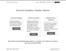 Tablet Screenshot of desertemporio.com